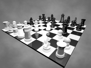 חלוקת לוח השחמט