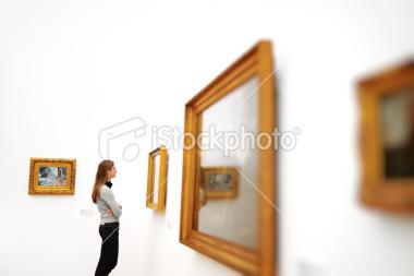 stock-photo-12006590-woman-in-a-museum